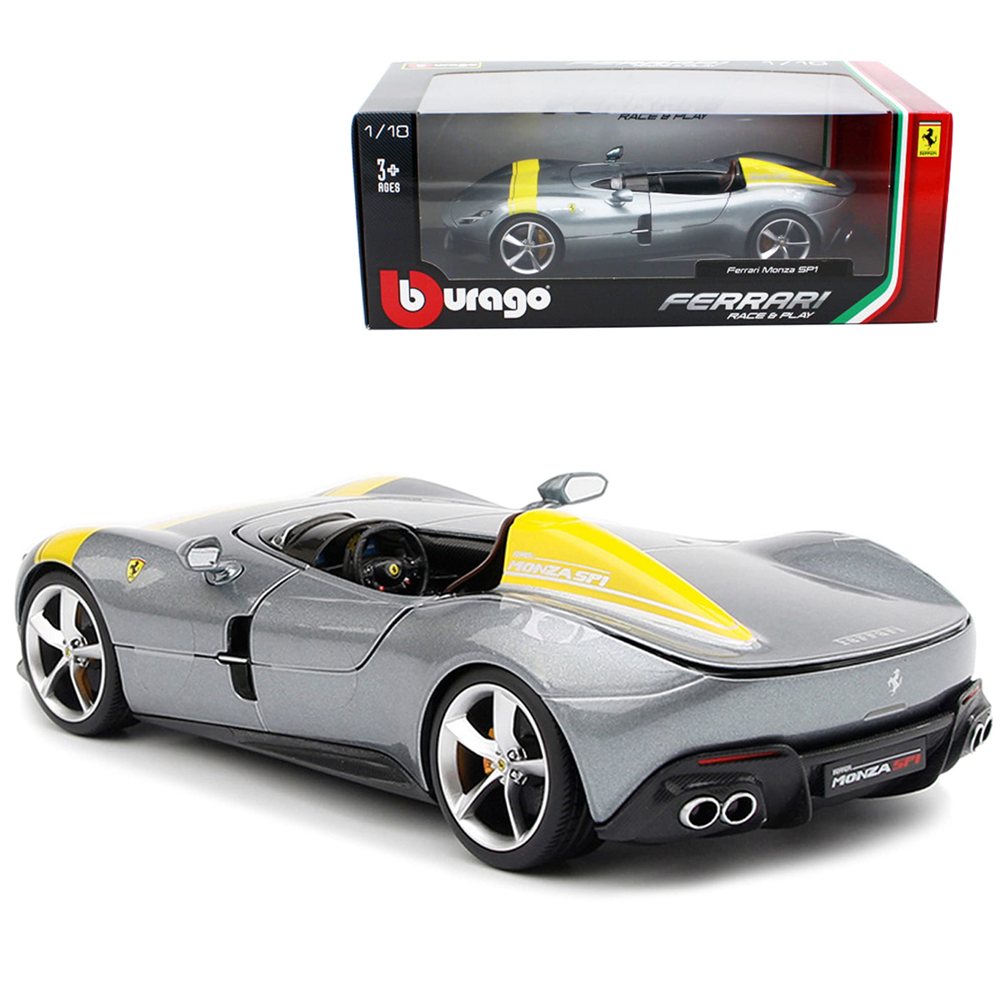 Amazon | ブラーゴ 1/18 ミニカー フェラーリ Monza SP1 レース